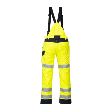Pantalon de pluie multi normes arc électrique haute visibilité Jaune/marine – Portwest MV71