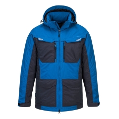 Parka de travail imperméable grand froid WX3 Bleu persan – Portwest T740