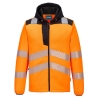 Polaire technique haute visibilité capuche réglable multipoches Orange/noir – Portwest PW335