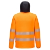Polaire technique haute visibilité capuche réglable multipoches Orange/noir – Portwest PW335