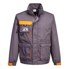 Blouson de travail multipoches contrasté Gris – Portwest TX10
