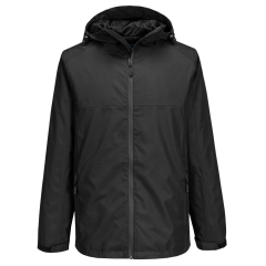 Veste de pluie imperméable respirante à capuche réglable Noir – Portwest S610