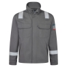 Veste de travail ignifugée résistante aux produits chimiques Gris – Portwest FR741