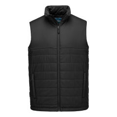 Bodywarmer professionnel matelassé à baffles isolées Noir – Portwest S606