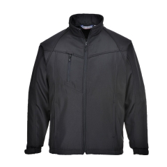 Veste softshell 3 couches imperméable respirante Oregon Noir – Portwest TK40