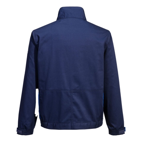 Blouson de travail multipoches contrasté Marine – Portwest TX10