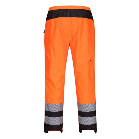 Surpantalon de pluie haute visibilité femme classe 2 Orange/noir – Portwest PW386