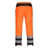 Surpantalon de pluie haute visibilité femme classe 2 Orange/noir – Portwest PW386