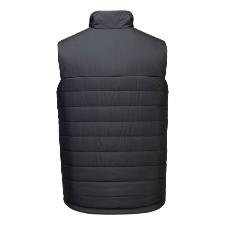Bodywarmer professionnel matelassé à baffles isolées Gris métal – Portwest S606