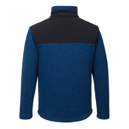 Veste polaire de travail performance épaules renforcées Bleu persan – Portwest T830