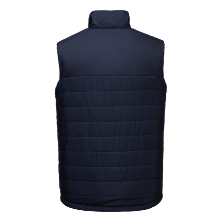 Bodywarmer professionnel matelassé à baffles isolées Marine – Portwest S606
