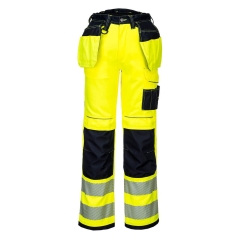 Pantalon stretch holster haute visibilité classe 2 Jaune/noir – Portwest PW306