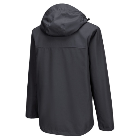 Veste de pluie imperméable respirante à capuche réglable Gris métal – Portwest S610