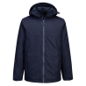 Veste de pluie imperméable respirante à capuche réglable Marine – Portwest S610