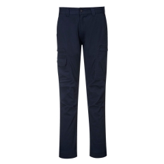 Pantalon cargo stretch coupe ajustée multipoches Marine – Portwest T801