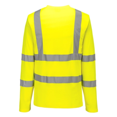 T-shirt haute visibilité manches longues Cotton Comfort Jaune – Portwest S278