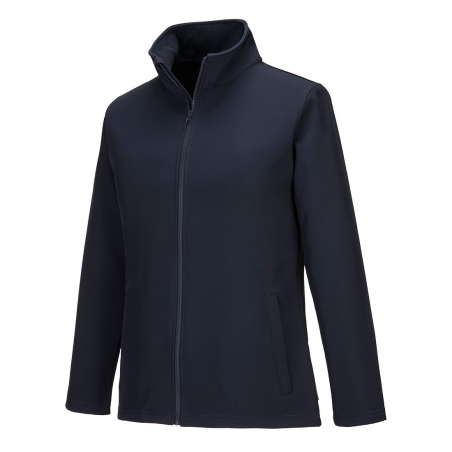 Veste softshell femme stretch 2 couches doublée polaire Marine – Portwest TK21NAR