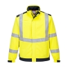 Veste softshell multirisque arc électrique haute visibilité Jaune/marine – Portwest MV72