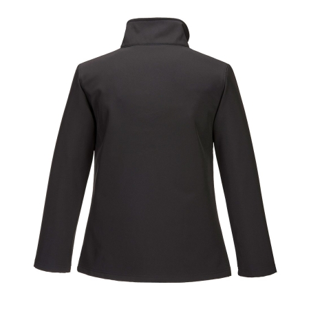Veste softshell femme stretch 2 couches doublée polaire Noir – Portwest TK21