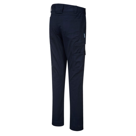 Pantalon cargo stretch coupe ajustée multipoches Marine – Portwest T801