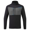 Sweat semi-zippé polaire anti-snag WX3 Noir – Portwest T755