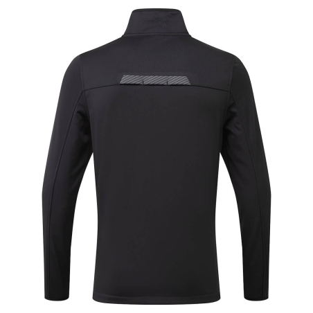 Sweat semi-zippé polaire anti-snag WX3 Noir – Portwest T755