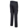Pantalon cargo stretch coupe ajustée multipoches Gris métal – Portwest T801