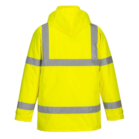 Parka d'hiver haute visibilité imperméable classe 3 Jaune – Portwest S460