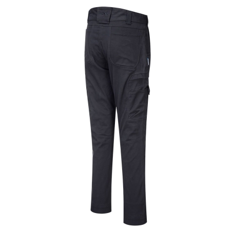 Pantalon cargo stretch coupe ajustée multipoches Gris métal – Portwest T801