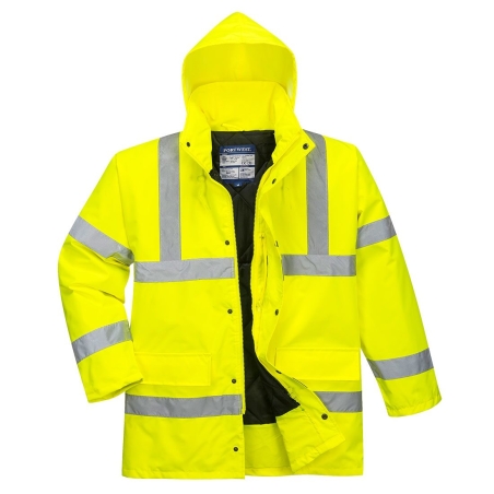 Parka d'hiver haute visibilité imperméable classe 3 Jaune – Portwest S460