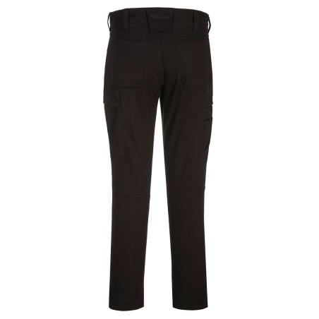 Pantalon cargo stretch coupe ajustée multipoches Noir – Portwest T801