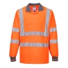 Polo manches longues haute visibilité classe 3 Orange – Portwest S277