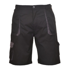 Bermuda de travail bicolore Texo multipoches Noir – Portwest TX14