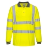 Polo manches longues haute visibilité classe 3 Jaune – Portwest S277