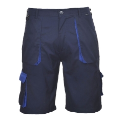 Bermuda de travail bicolore Texo multipoches Marine – Portwest TX14