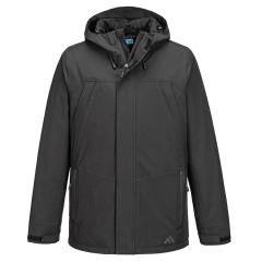 Veste de pluie imperméable KX3 multipoches bande réfléchissante Noir – Portwest KX364