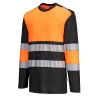 T-shirt haute visibilité manches longues classe 1 Orange/noir – Portwest PW312