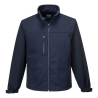 Blouson softshell 3 couches coupe-vent imperméable Marine – Portwest TK50NVR