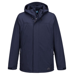 Veste de pluie imperméable KX3 multipoches bande réfléchissante Marine – Portwest KX364