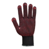 Gant tricoté sans couture enduit picots PVC Noir – Portwest A110