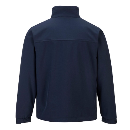 Blouson softshell 3 couches coupe-vent imperméable Marine – Portwest TK50NVR