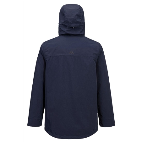 Veste de pluie imperméable KX3 multipoches bande réfléchissante Marine – Portwest KX364