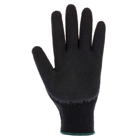 Gant tricoté enduit latex classique Noir – Portwest A150