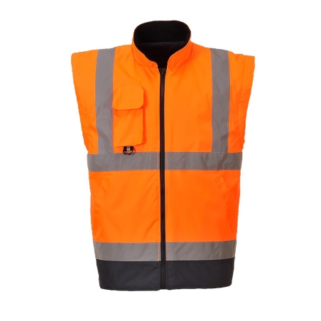 Parka haute visibilité 7-en-1 imperméable classe 3 Orange/marine – Portwest S426