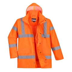 Parka haute visibilité respirante et imperméable classe 3 Orange – Portwest RT60