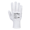 Gant tricoté sans couture enduit picots PVC Blanc/bleu – Portwest A110