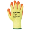Gant tricoté enduit latex classique Orange – Portwest A150