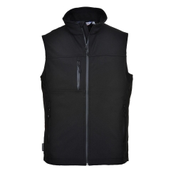 Gilet softshell sans manches imperméable respirant Noir – Portwest TK51