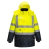 Parka haute visibilité 7-en-1 imperméable classe 3 Jaune/marine – Portwest S426
