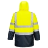 Parka haute visibilité 7-en-1 imperméable classe 3 Jaune/marine – Portwest S426
